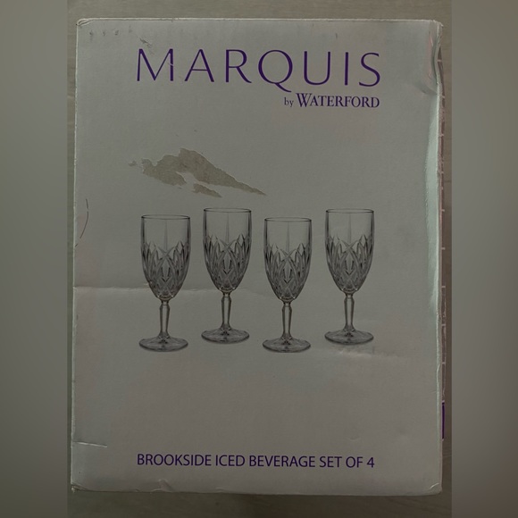 Waterford Crystal Kitchen Set Of 4 Waterford Marquis Brookside